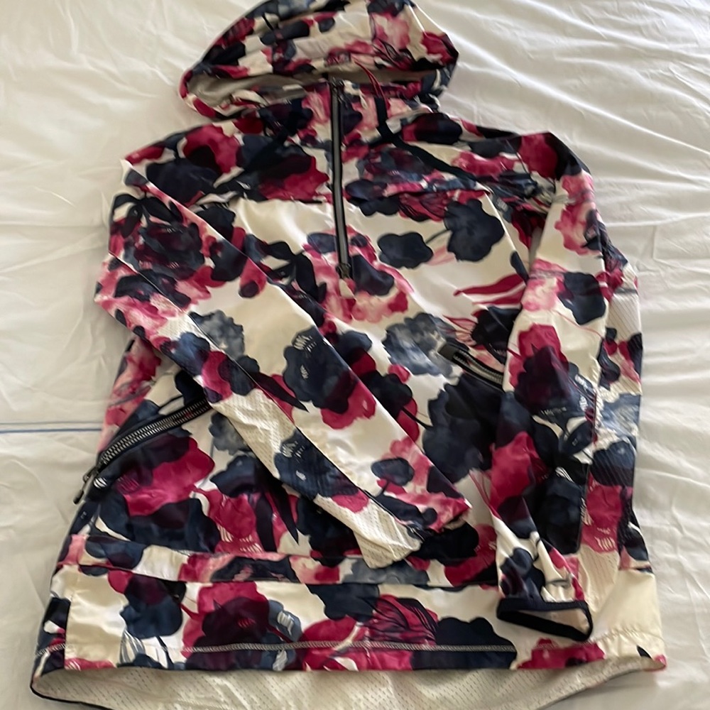 Windbreaker with hood. Lululemon.